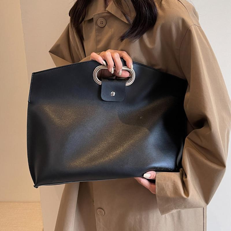 Retro Pendlerhandtaschen für Damen, neue Tragetaschen aus weichem Leder mit großer Kapazität, Sommer, einfache, vielseitige, quadratische Handtasche