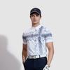 FILA Golf Polo Shirt Men's All Over Print A11M425108FZA