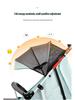Lightweight Foldable Stroller: Sit or Lie Position, Four-Wheel Design, One-Key Fold for Kids and Babies.