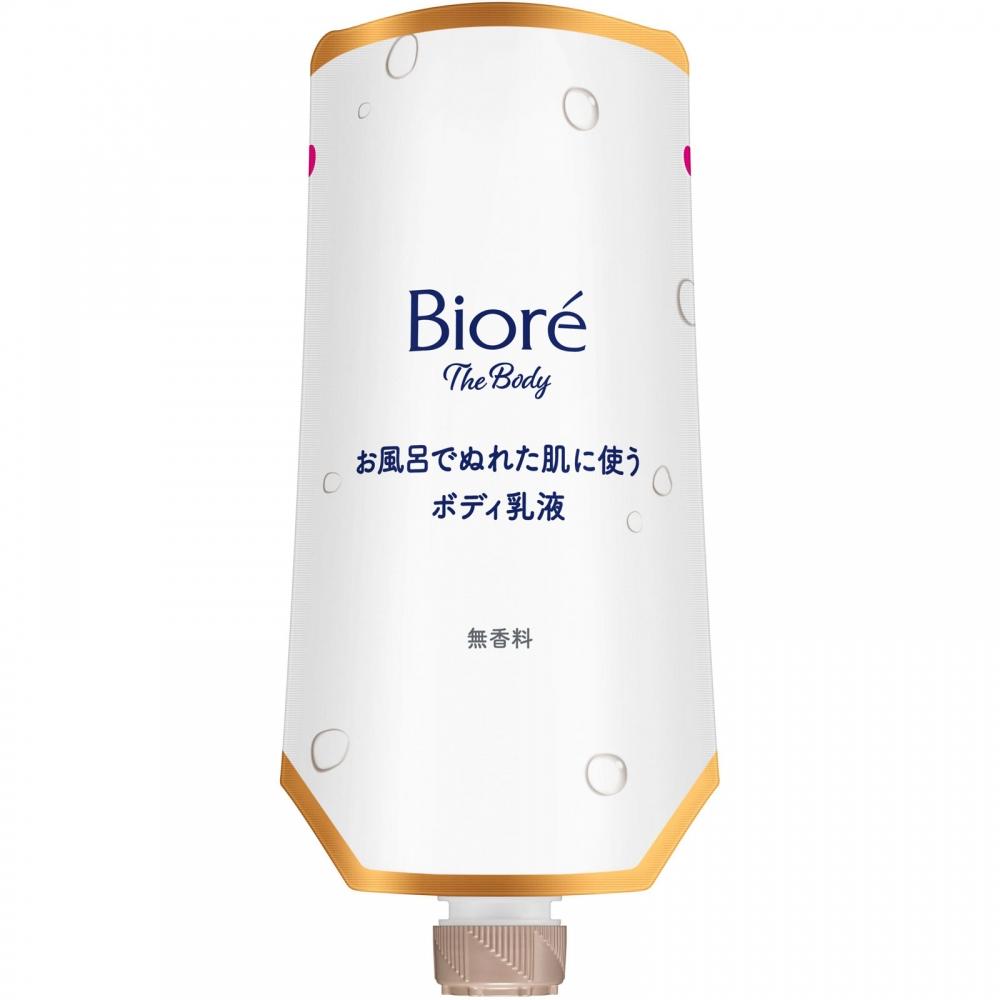Kao Biore Body Milk Unscented For Wet Skin 285ml