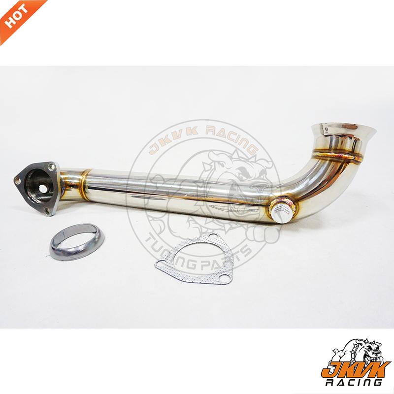 

JKVK RACING M iNI COO PER S R56 R57 R58 R59 R60 1.6 Turbo engine STAINLESS STEEL TURBO EXHAUST DECAT DOWNPIPE 07-14