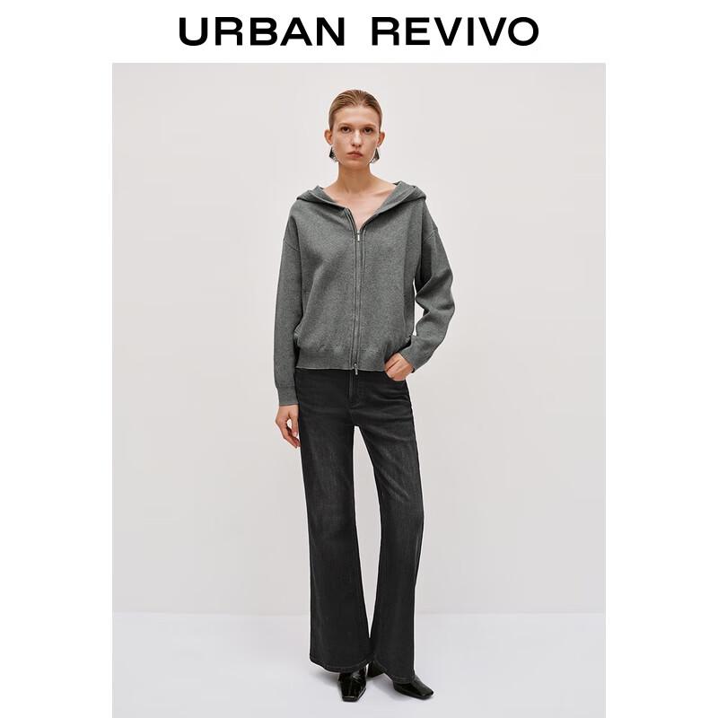 

UR Women s Washed Slim-Fit Belted Flared Jeans