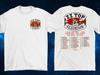 2 Seiten ZZ Top 2025 Tour The Elevation Shirt Weiß Unisex S-5XL