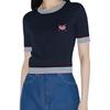 (WMNS) Gucci Fine Knit Sweater With Embroidery 'Navy' Women's 782254-XKD0I-4215