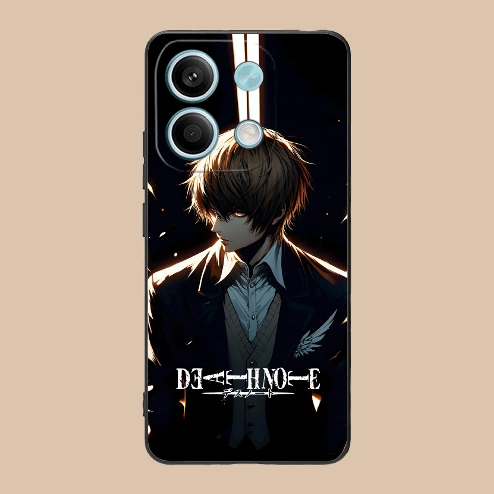Death Note Kira Light Mobile Phone Case for POCO M7 M6 M5 M4 M3 X7 X6 X5 X4 X3 Pro GT 5G Colorful Printing Cover Cover Luxury