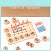 Digit 10 Kids Counter Early Education Number Match Arithmetic Board Kindergarten