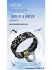 Touchscreen Smart Ring: Heart Rate, Blood Oxygen, Sleep, Exercise Tracking, E-book, Remote Photo, Magnetic Fast Charging - Douyin/TK Compatible
