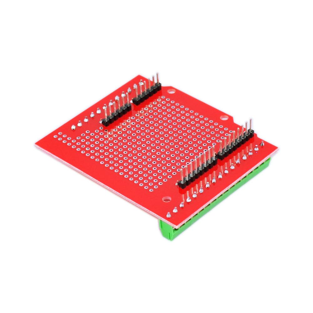 Proto Screw Shield for Arduino Open Source Reset Button D13 LED NEW For Breadboard 3.81 Terminal Double-sided PCB SMT Solder DIY