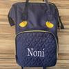 Customized Name Large Capacity Fashion Backpack Multi-Purpose Mommy Bag Baoma out Storage Maternity Package Organizer