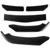 Verstellbarer 5-teiliger segmentierter Frontspoilerlippe für Skoda Kodiaq NS7 2016-2026 Frontstoßstangen-Splitter Sport-Karosserie-Kit für das Äußere des Autos