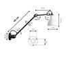 Modern Nordic Minimalist Swing Arm Wall Lamp