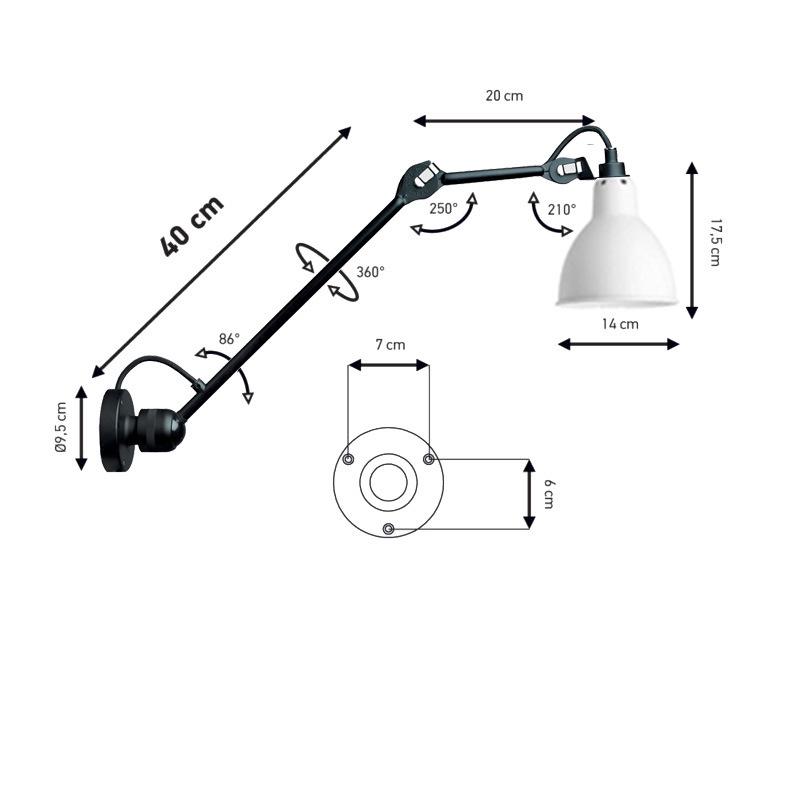 Modern Nordic Minimalist Swing Arm Wall Lamp
