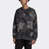 Adidas Originals R.Y.V. Camo C Fleece-Lined Pullover Hoodie Men Light-Grey ED7168