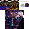 Stunning Led Snowflake Curtain Lights For Festive Christmas Decorations In Warm White And Colorful Options