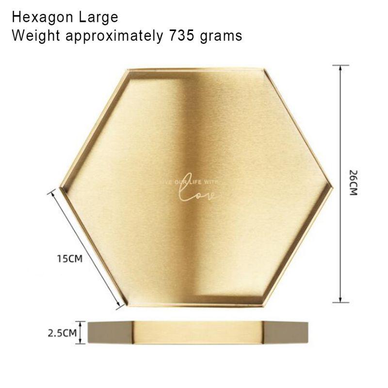 Luxurious Metal Storage Tray Gold Oval Dotted Fruit Plate Small Items Jewelry Display Tray Mirror Strorage Accessories