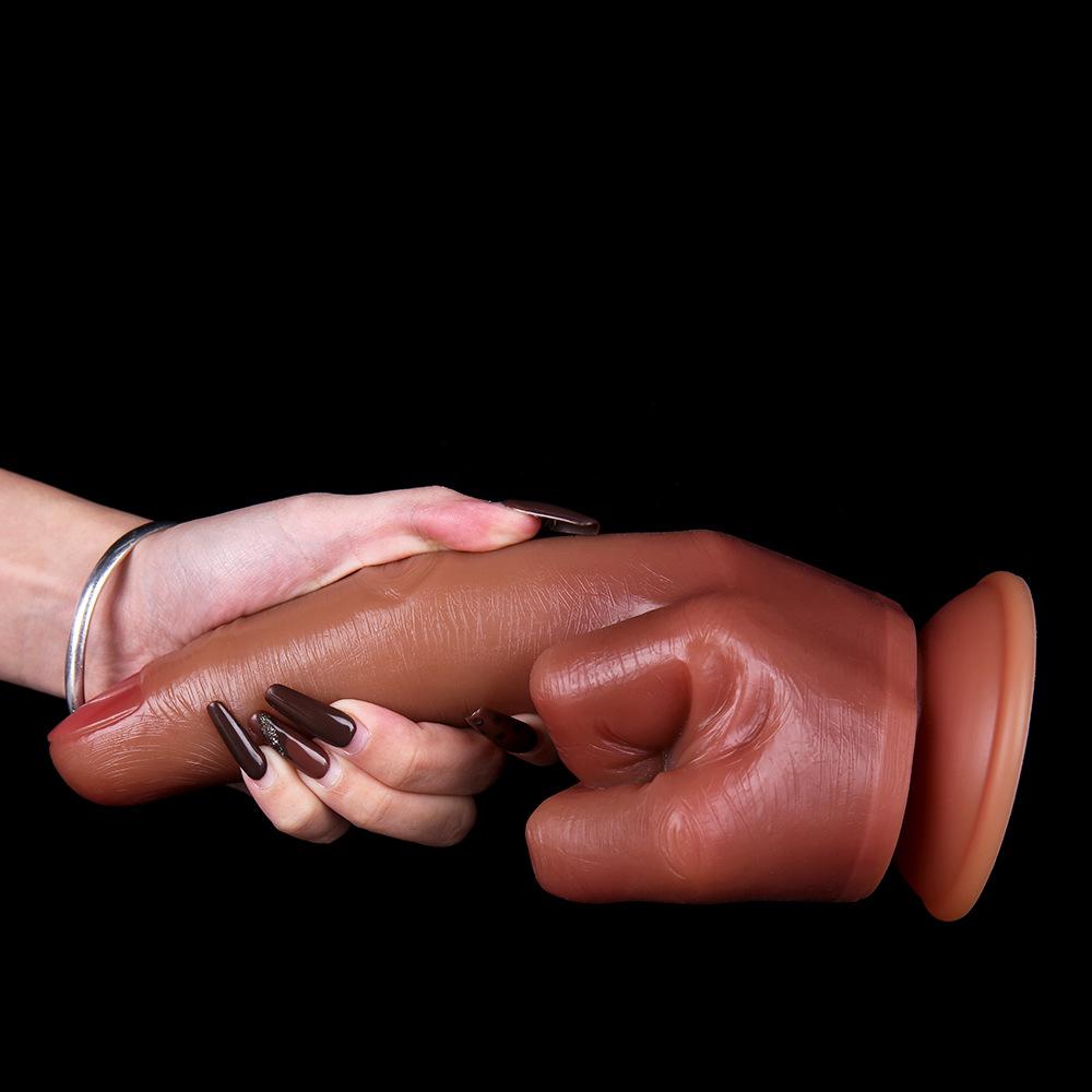 G65 A Male Finger Simulation Liquid Silicone Dildo Unique Adult Sex Toys