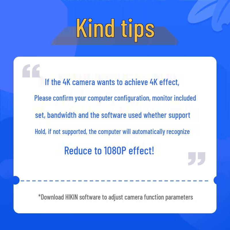 Hikvision 4K USB Wide-Angle Autofocus Webcam