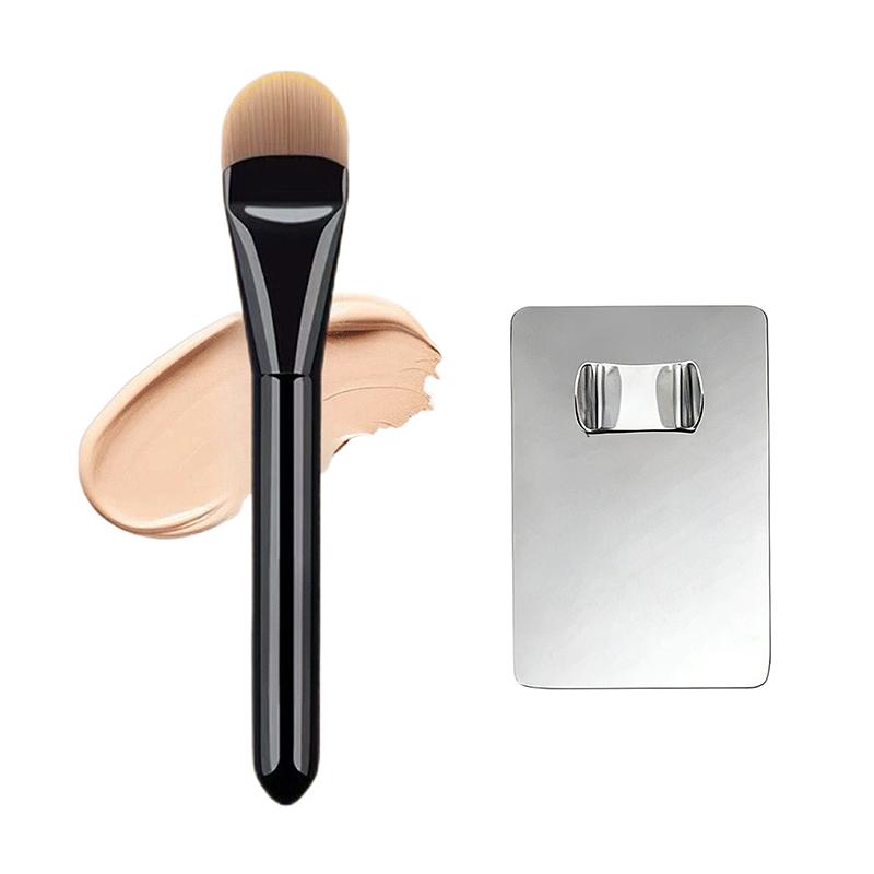 Flat-Headed Foundation Brush Professional Portable And Easy-To-Clean Makeup Brush