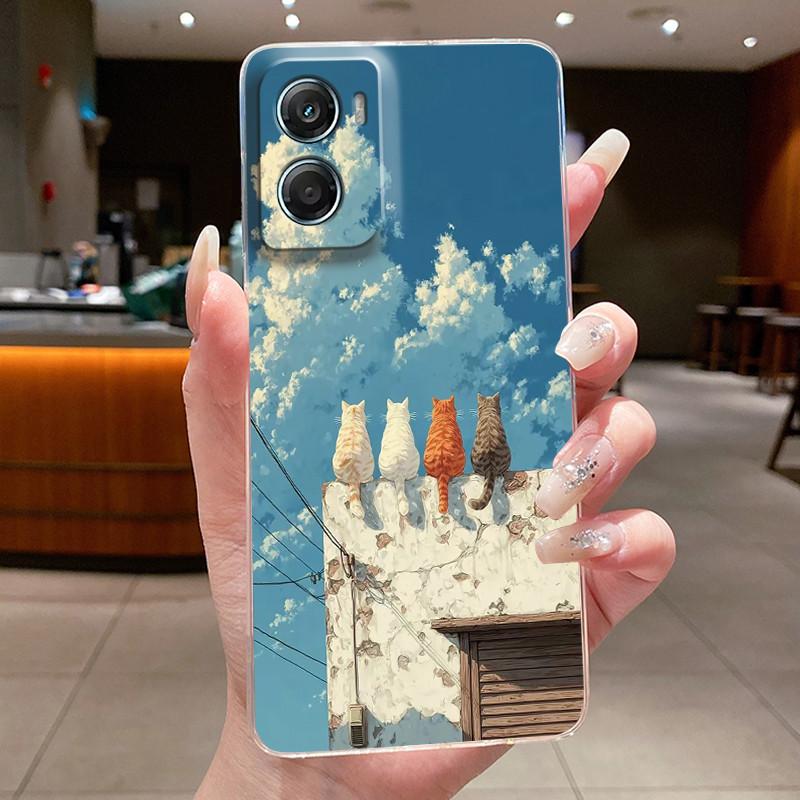 Case For Motorola Moto G06 4G/G06 Power Soft Silicone TPU Clear Shell Cool Lucky Painted Casing Dragon King Anti-scratch Cover