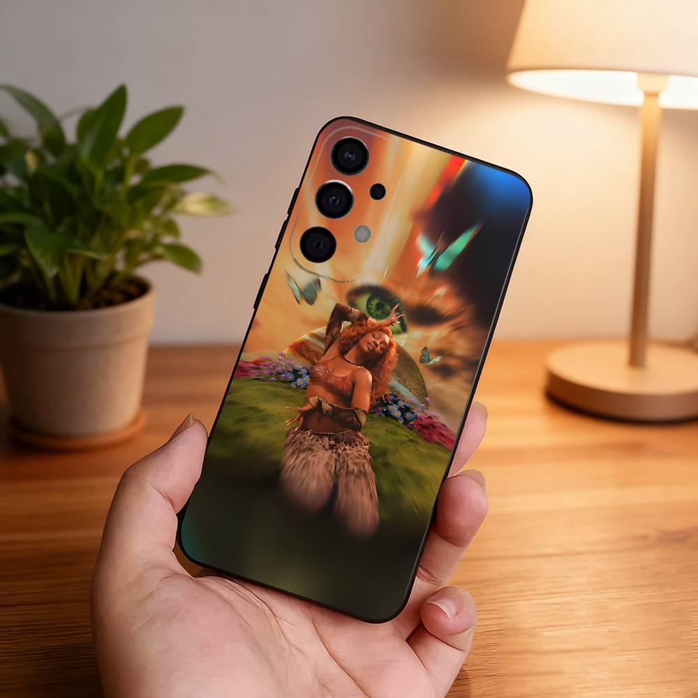 

S-SZA RNB Singer For Samsung Phone Case S26,S25,S24,S21,S22,S23,S30,Ultra,S20,Plus,Fe,Lite,5G Black Cover Samsung S20plus5G