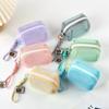 Square Mesh Cosmetic Bag Mini Coin Purse Portable Square Cosmetic Storage Bag With Zipper Multi-purpose Sundries Bag