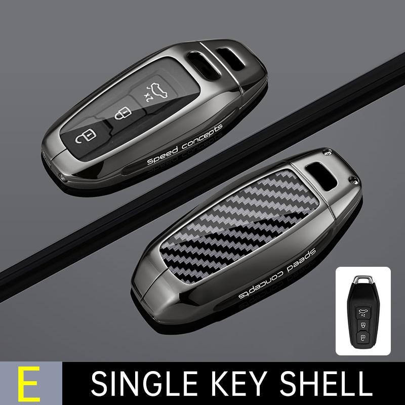 Zinc Alloy Key Case Cover for A5L Q5L Q6L e-tron 2025-2026 Smart Remote Fob Protector