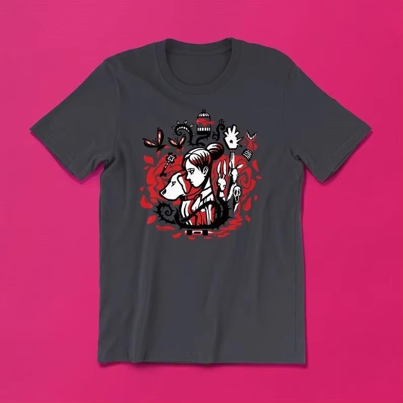 Art Classic Psychological Horror Game Rule of Rose T-Shirt Cotton Graphic Tee Unisex Unisex Summer Streetwear