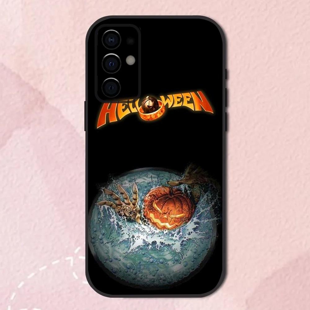 H-Helloween Band Phone Case For Samsung S24,S21,S22,S23,S30,Ultra,S20,Plus,Fe,Lite,Note,10,9,5G Black Soft Shell