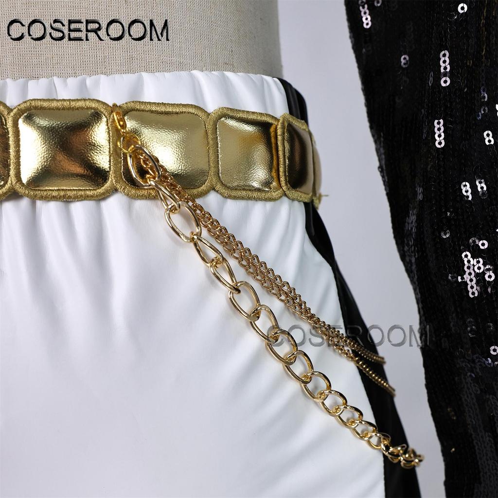 Kids Children HUNTR X KPOP Demon Hunters Rumi Cosplay Costume Black Stage Halloween Comic Con Anime Wig Role Play