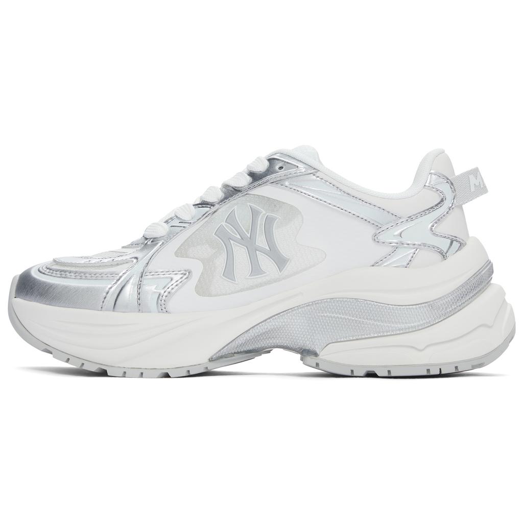New MLB Chunky Jogger Abrasion Resistant Height Increasing Low Top Casual Running Shoes Unisex White 3ARNM015N-50WHS