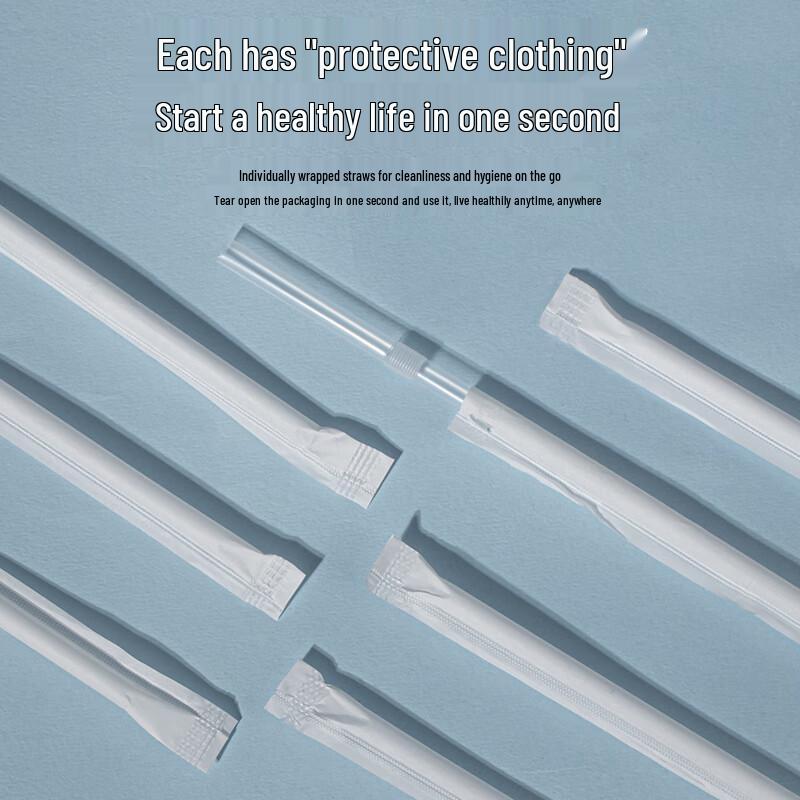 Disposable Bendable Food-Grade Plastic Straws