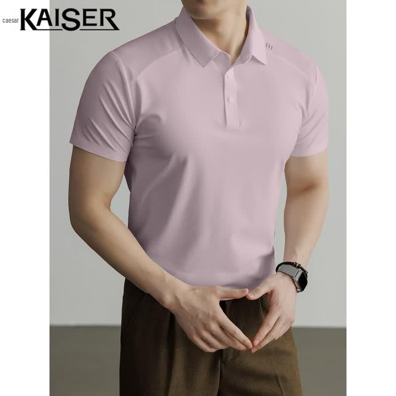 KAISER Men s Antibacterial Seamless Breathable Polo Shirt 52/XL