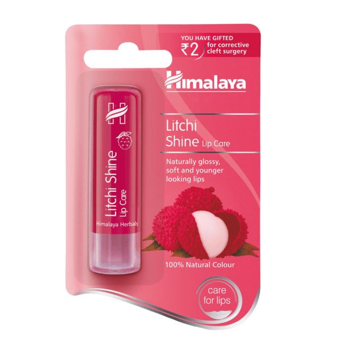 Lip Balm with Lychee (4.5 G), Litchi Shine Lip Care, Himalaya