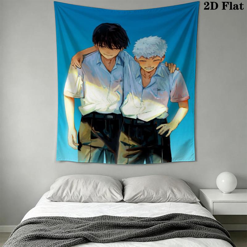 The Summer Hikaru Died Wall Tapestry Aesthetic Wall Hanging Printed Fabric Blanket Decorative Tapestries for Bedroom Living Room Home Decor
