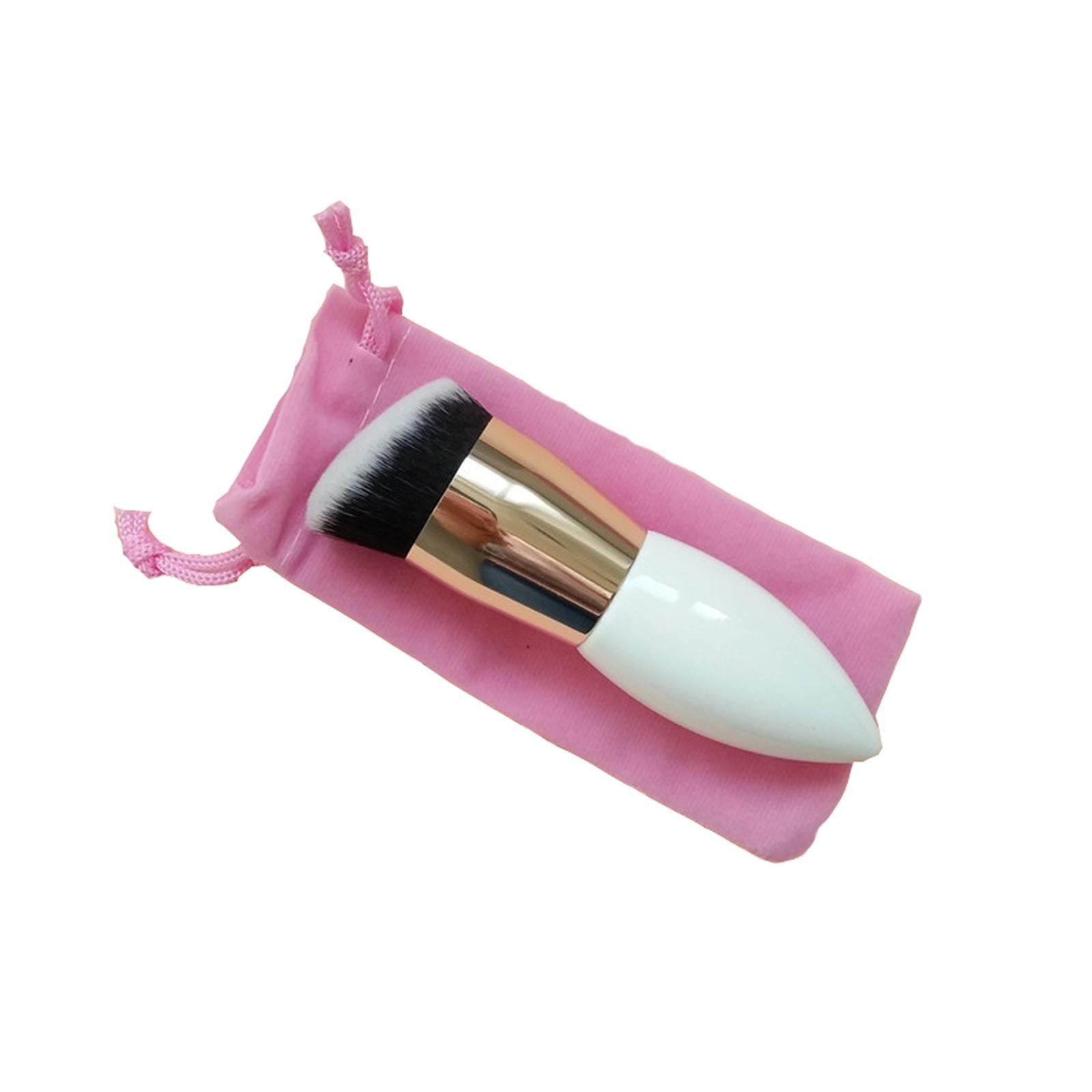 

Шариковая кисть для макияжа Легкая дорожная кисть Кисть для пудры для лица Портативная кисть для пудры белый