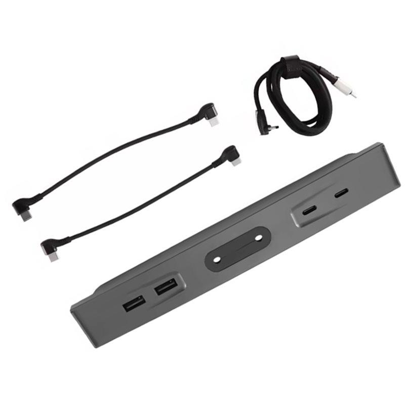 For Tesla Model 3 Y Center HUB Extender Docking Station USB Fast Charging Adapter Accessories