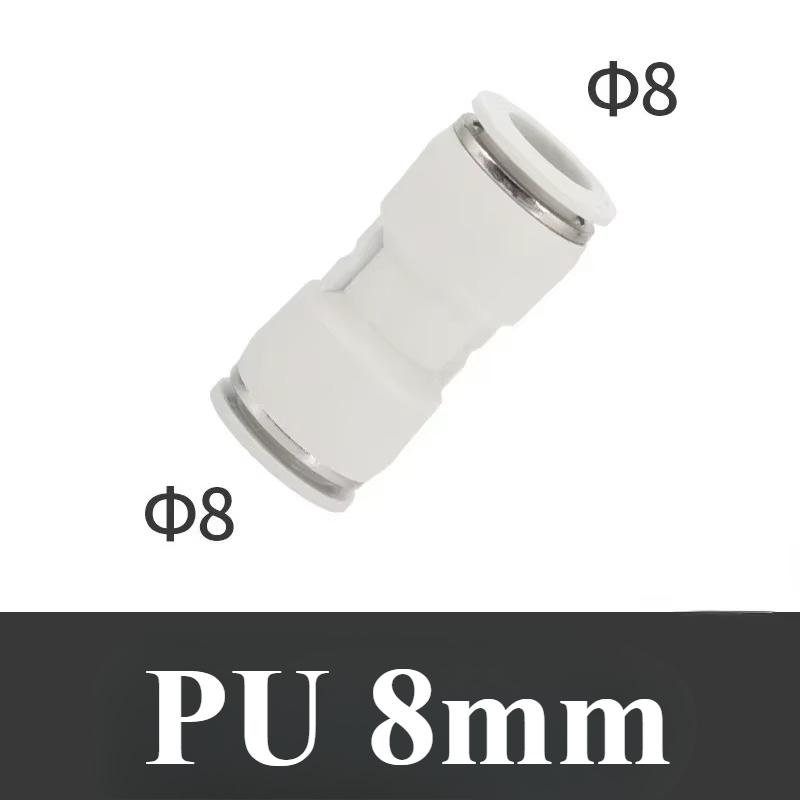4 6 8 10 12 14 16mm OD Tube PU PG Straight Pneumatic Air Fitting Push in Connect Quick Release Variable Diameter PG14-12 16-12