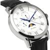 Salvatore Marra Men S Moon phaSe Multi Calendar Watch Silver White Sm21106 SSwh