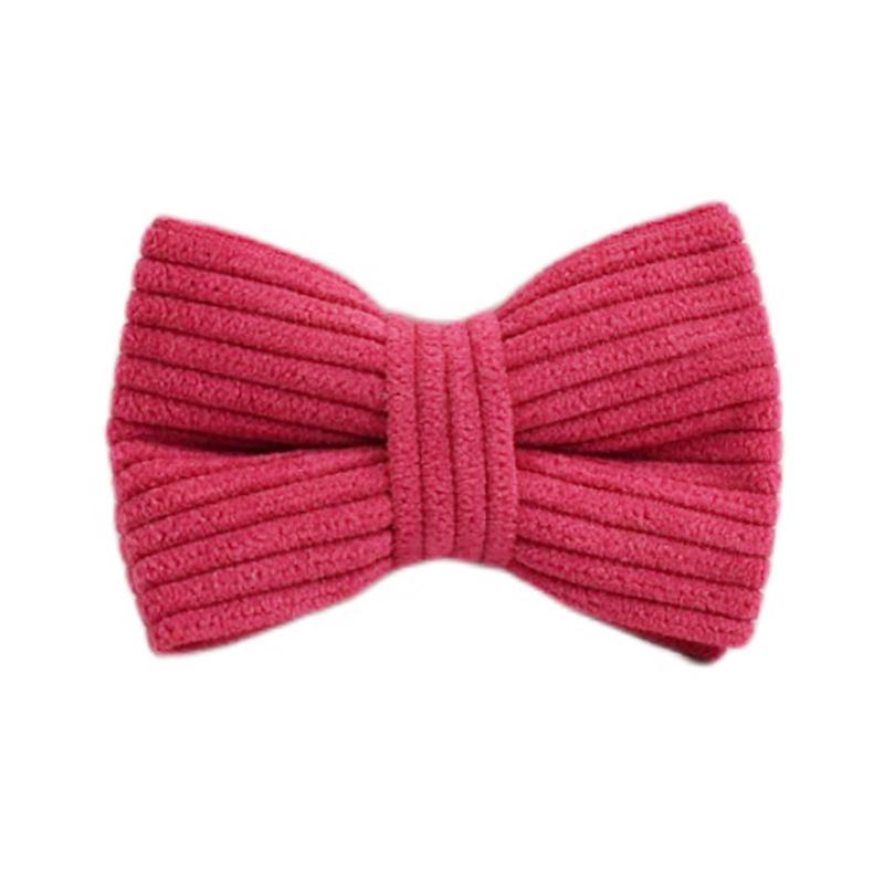 New Rose Red Velvet Cat Collar Pet Collar Cute Cat Bell Cat Collar Bow Leash