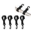 4 Stück Bootsruderclip Verstellbarer Kajakpaddel-Schnappclip Korrosionsbeständigkeit Nylon Kanupaddelhalter