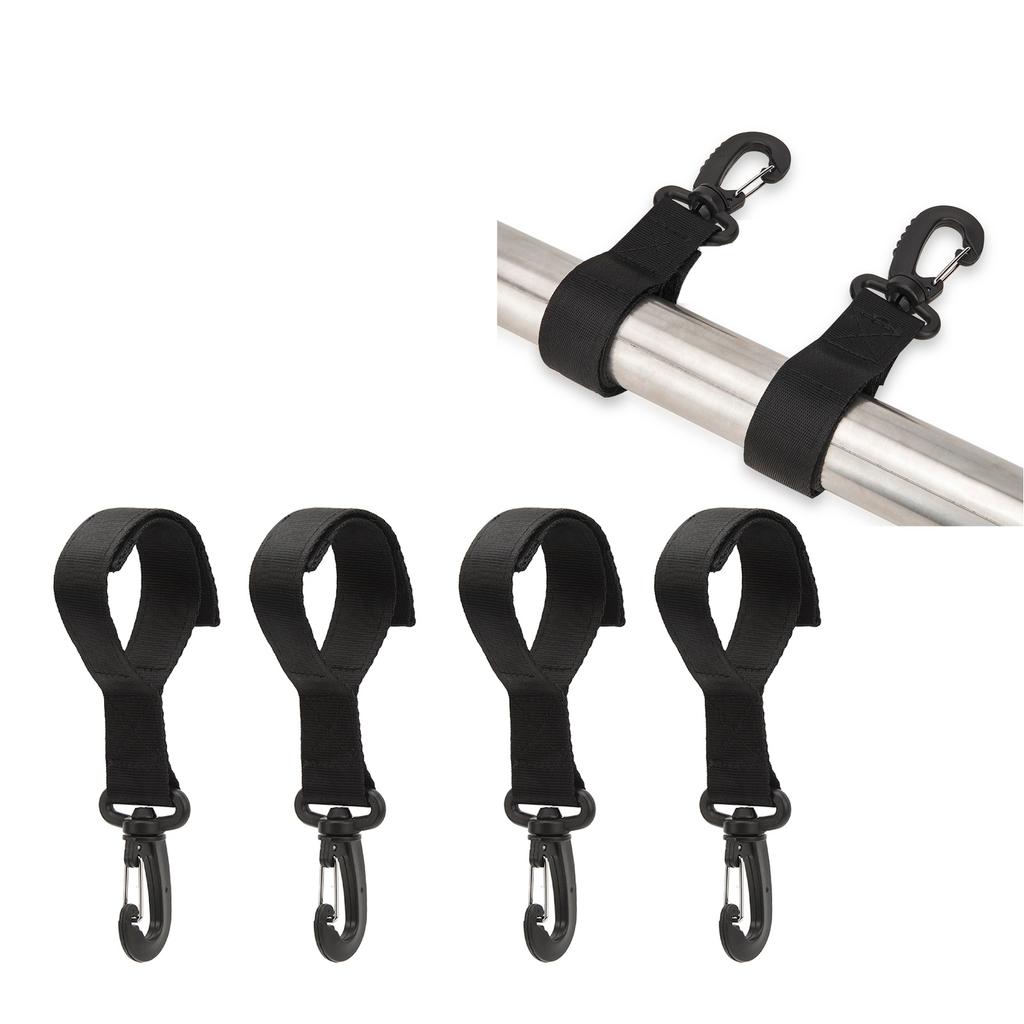 4 Stück Bootsruderclip Verstellbarer Kajakpaddel-Schnappclip Korrosionsbeständigkeit Nylon Kanupaddelhalter