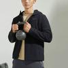 Li-Ning Fitness Series Fleece-Lined Warm Logo Sports Hooded Jacket Men Jacket Black AFDR513-1