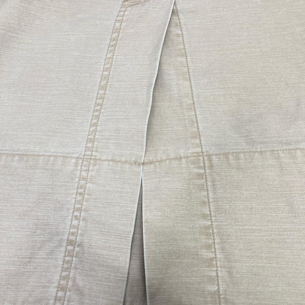 MADISON BLUE Beige SOFIE TIGHT LONG SKIRT BACK SATIN Skirt Skirt 2 khakiUsed