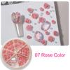 Rose Flowers Nail Charms 3D Flowers Nail Art Charms Round Pearls Nail Charms DIY Nail Art Supplies Manicure Accessories
