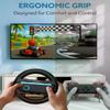 Switch 2 JoyCon Steering Wheel Compatible with NS2 Joycon Controller, Racing Wheels for Switch 2 Mario Kart 8 Deluxe, Universal NS2 Wheel Accessories