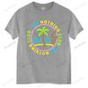 Club Des Faineants Palmier Luxe Logo Paris Mode Brand Teeshirt Unisex Cotton T Shirt Summer Brand Tshirt Do Nothing Club