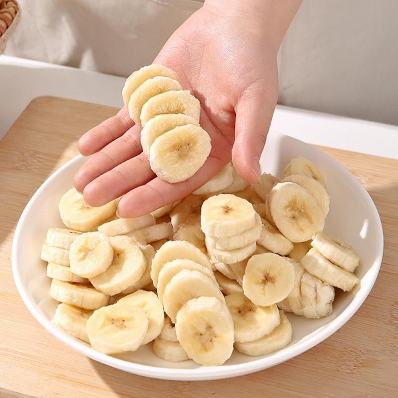 Banana Slicer Stainless Steel Luncheon Meat Cutter Multi-Functional Dishwasher Safe Hot Dog Dicer Easy Kitchen Gadget For Meal