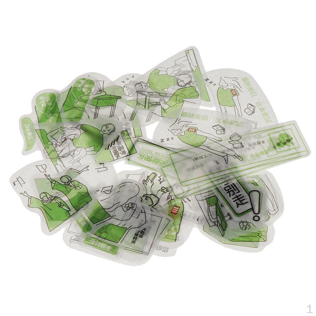 

40 Sticker Washi Paper DIY Scrapbooking Diary Album Decor Study