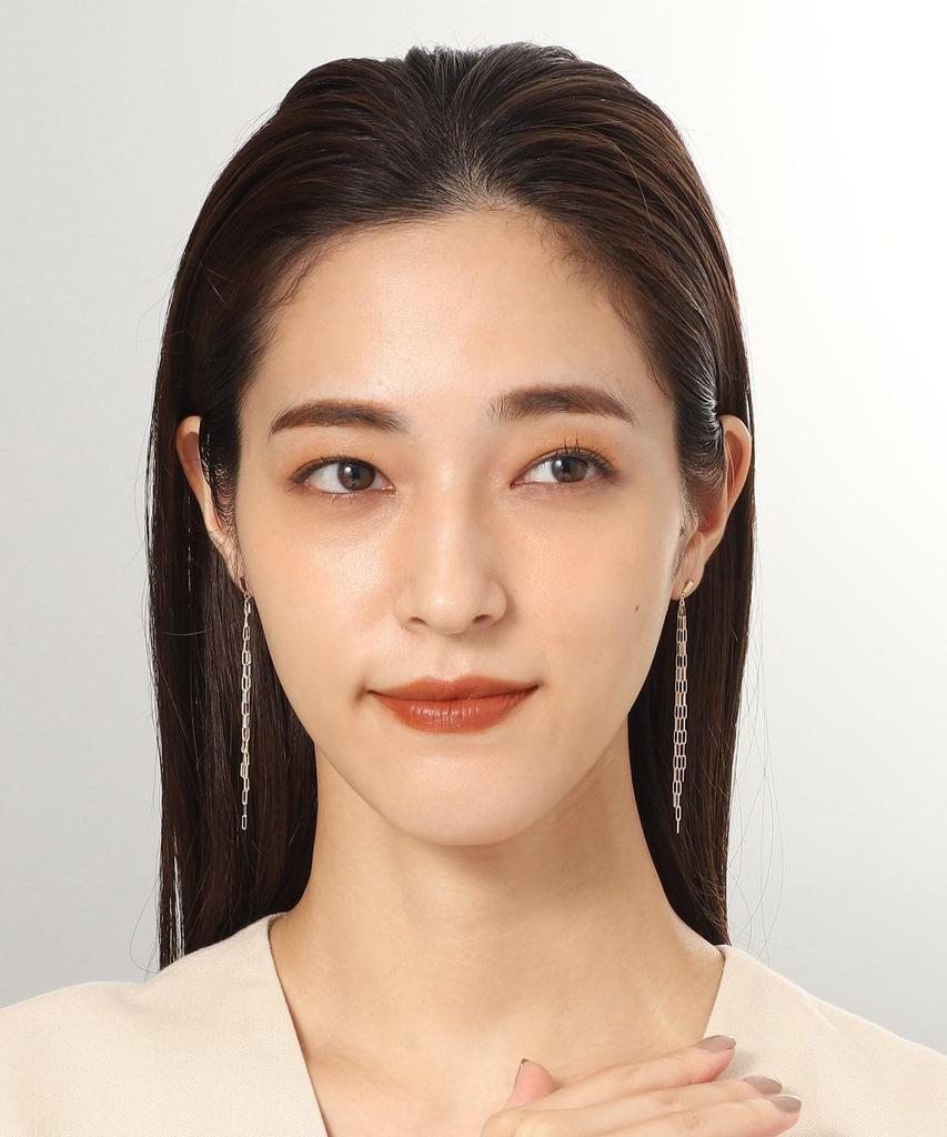 Ohrringe K10 Prim Cable Chain Fringe Ohrstecker 40576523 Gelbgold 00 [Kokoshnick] Damen (100)