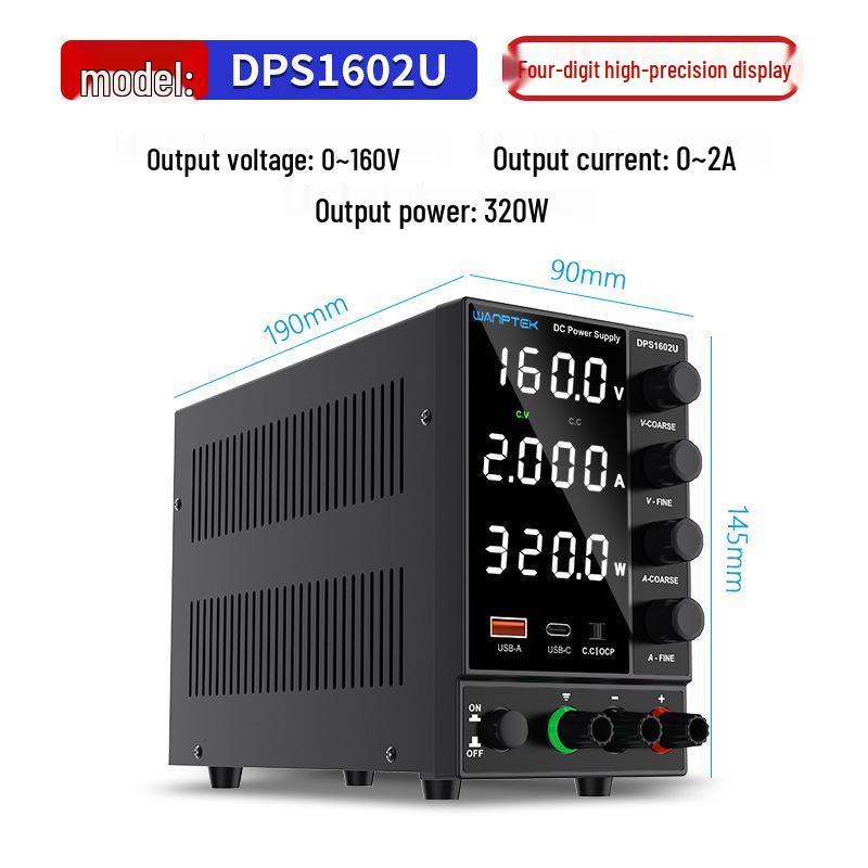 Adjustable DC Regulated Switching Power Supply DPS3010U for Laptop, Phone Repair, and Battery Charging.